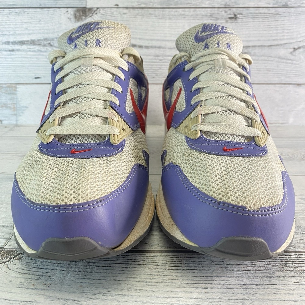 Nike Air Max Skyline Sneakers Womens 1 1 White Purple Red 343904-162 Retro 2012 - Picture 2 of 11